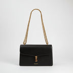 Élégant sac à bandoulière en cuir avec chaîne