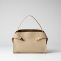 Sac cabas en cuir premium à fermoir B