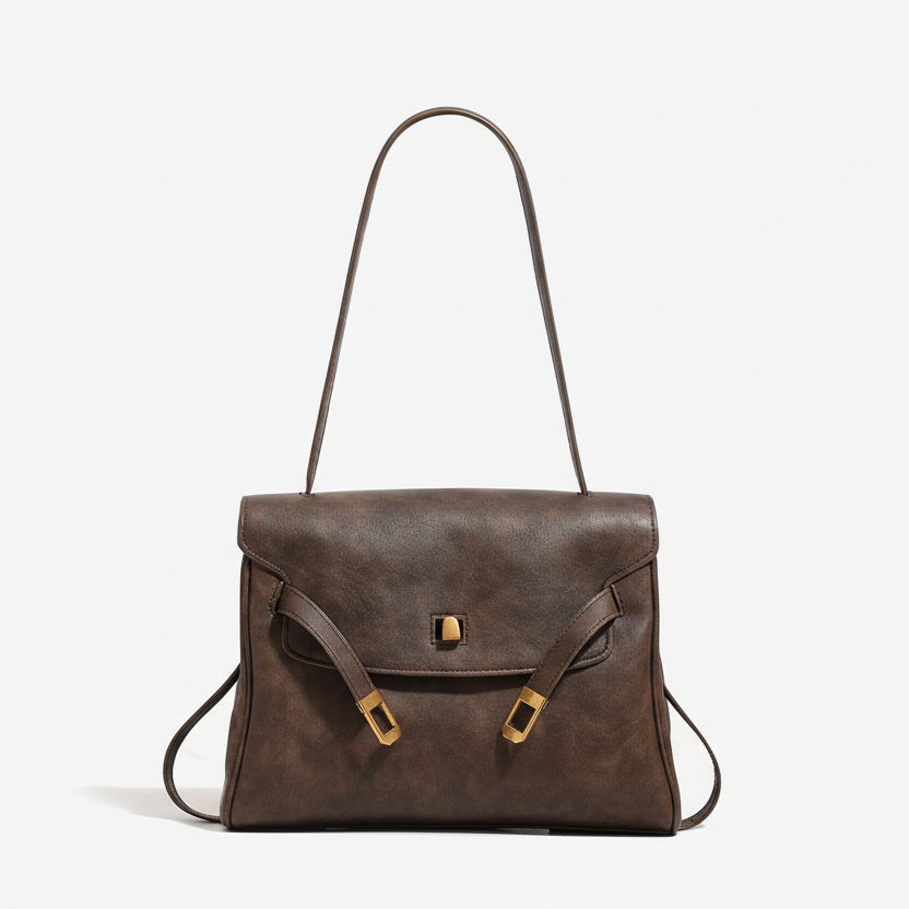 Sac bandoulière et à bandoulière en cuir vintage