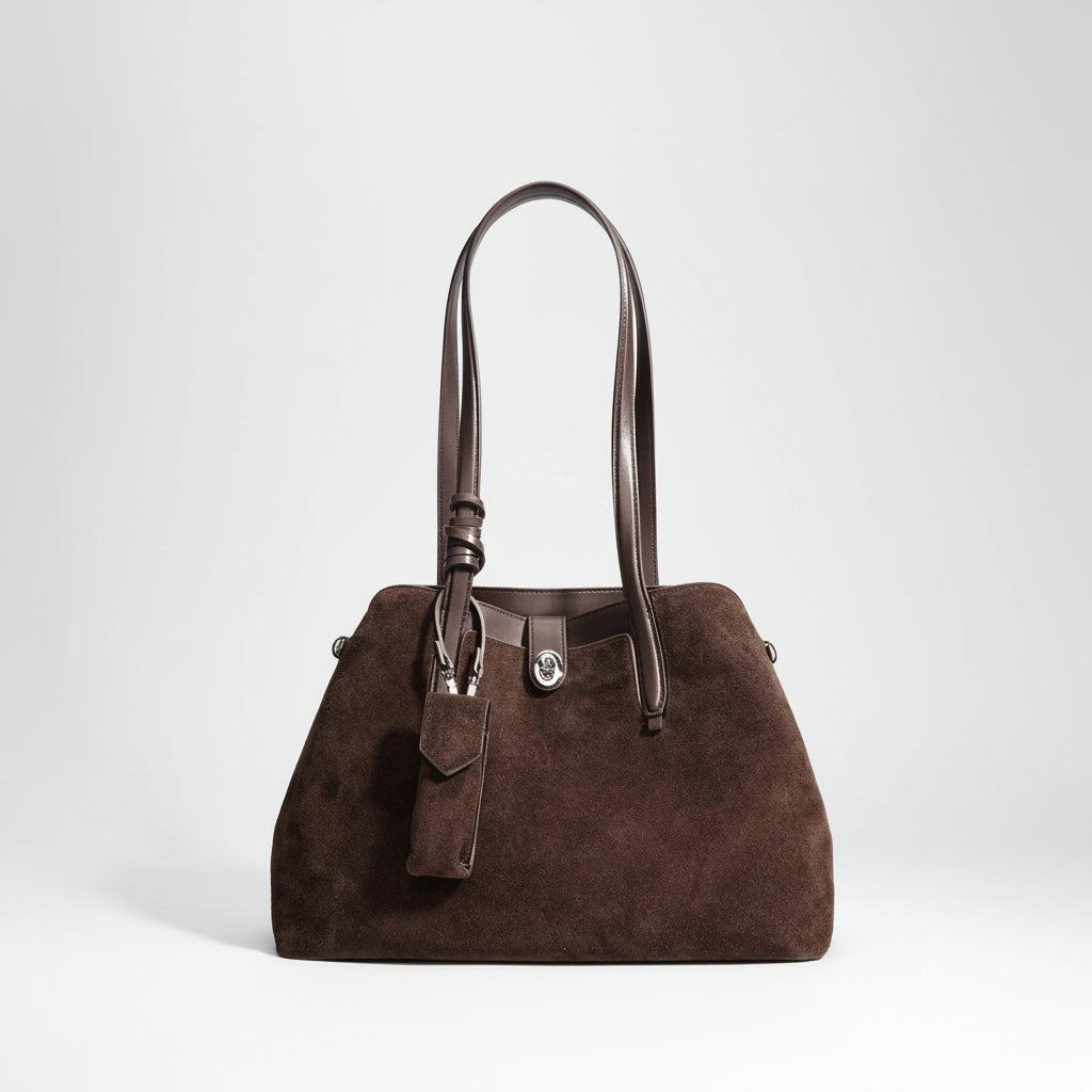 The Suede Essential Shoulder Bag