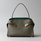 Sac cabas en cuir premium à fermoir B