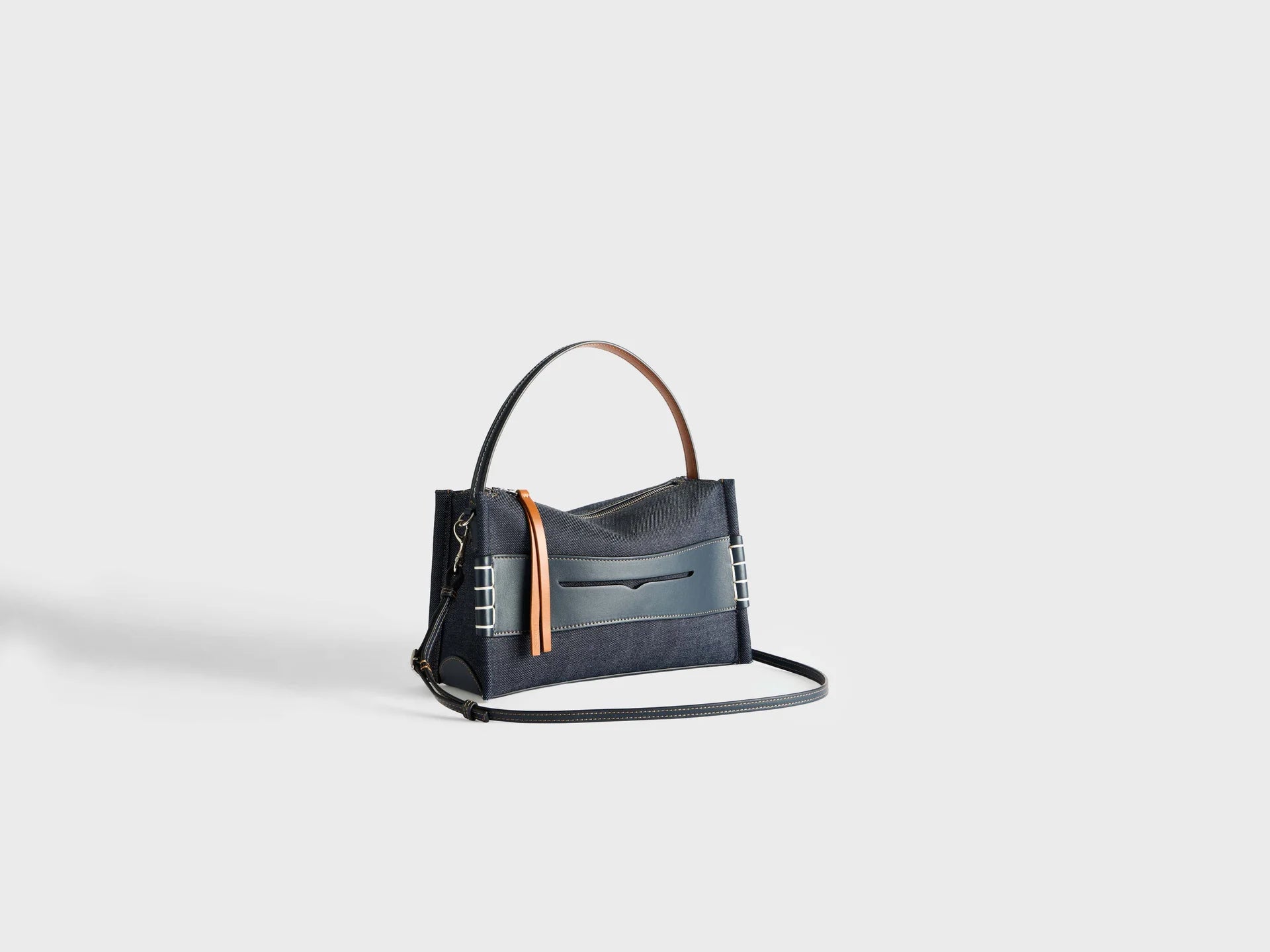 Loafer Bag - Crafted in Denim & Leather