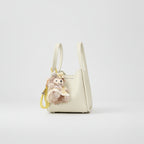 Elegant Soft Leather Mini Bucket Bag